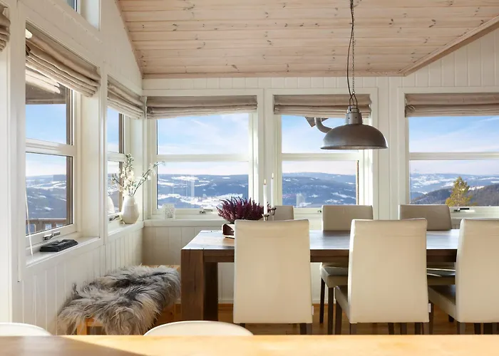 Panoramautsikt I Valdres Perfekt For Og Fjellturer Aret Rundt Feriehus